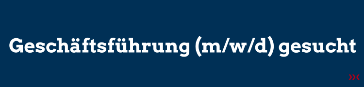 Geschäftsführung (m/w/d) gesucht / 50% Stellenumfang